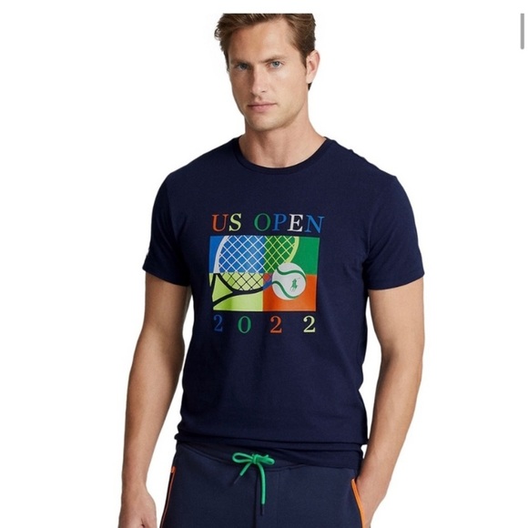 Women’s small US Open Custom Slim Fit T-Shirt Ralph Lauren Polo tennis EUC 2022​ - Picture 6 of 8